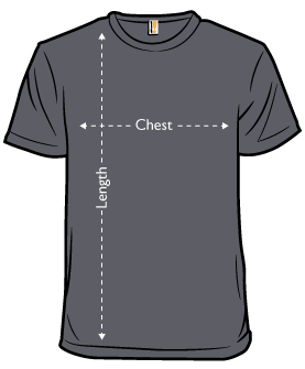 Shirt.Woot Sizing Chart